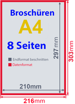 Broschüren 8 Seiten Din A4