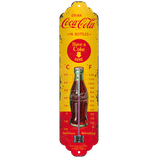 Coca-Cola - In Bottles Yellow   Thermometer  6,5x28cm  /  80311
