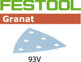 STF-Schleifblätter Korn080, 93V Granat