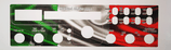 Mascerine Adesive PVC LUCIDO per Midland Alan 8001 (tutte le versioni)