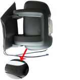 Außenspiegel kurz links elektrisch verstellbar mit Temp.-Sensor für Peugeot Boxer 06-