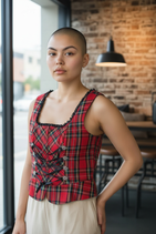 Gilet-Tartan