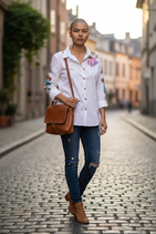 Chemise Beverly royal