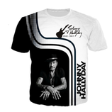 T-shirt-Johnny Halliday