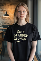 T-shirt Toute la musique