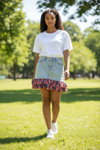 Jupe jeans usa