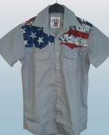 Chemise unie usa grise