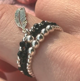 Bague-plume