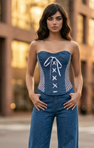 Bustier jeans