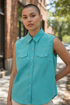 Chemise-country-music-blue