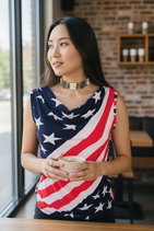 Tee shirt imprimé usa