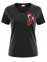 T-shirt-cowgirl-rouge