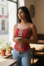 Bustier Lovie Sangria