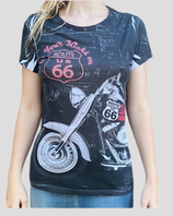 T-shirt-moto-rte66