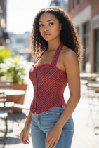 Bustier Tartan