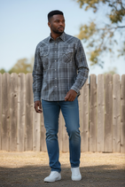 Chemise deux guitares