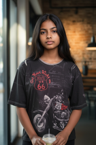 T-shirt-moto-rte66