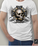 T-shirt-skull-celtic