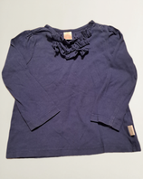 Langarmshirt dunkelblau Gr. 68