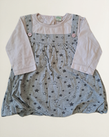 Langarm Kleid Stern Gr. 68
