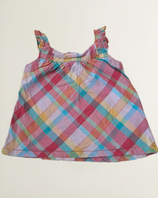 Trägershirt bunt kariert Gr. 74