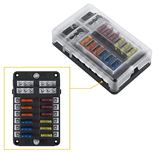 Boite a fusible 12 voies avec voyant d'avertissement