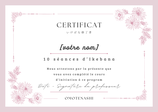 Inscription à la formation d'Ikébana certifiante de 10 ateliers
