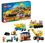 LEGO City 60391 Baufahrzeuge und Kran mit Abrissbirne