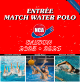 Entrée match - Water Polo