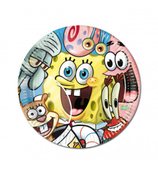 Piatti grandi Spongebob 23cm- 8 pezzi