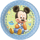 Piatti grandi Baby Topolino 23cm- 8 pezzi