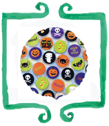 Palloncino mylar Halloween 18"/45cm