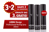 3 für 2 LIQWD Design Professional Working Spray 300ml