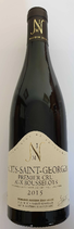 NUITS SAINT GEORGES 1er CRU "les BOUSSELOTS", 75 cl 2020. Domaine JM NAUDIN (COTE DE NUITS)