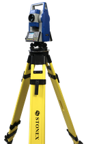 STONEX R20 Totalstation, 2" Winkelmessgenauigkeit, 2 mm +/- 2 ppm Streckenmessgenauigkeit,  DR 600 m, Doppelpult mit Backlight, mit Stromversorgung, 2 Jahre Garantie