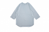Stripe 3/4 sleeve cut saw LIGHT GREY（ライトグレー）