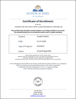 Proof of Enrollment - misc