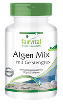 Algen Mix mit Gerstengras - 500 Tabletten