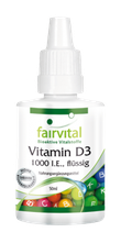 Vitamin D3 flüssig - 1000 I.E. pro Tropfen - 50ml