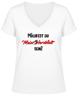 Damen T-Shirt "Möchtest du mein Herzblatt sein"