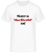 Herren T-Shirt "Möchtest du mein Herzblatt sein"