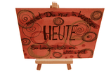 WildCard Einzelkarte Motiv "Heute malst Du nur in Kreisen"