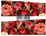 Stickers Roses rouge et rose