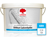 Leinos Silikat-Lehmfarbe 689