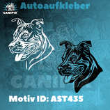 Aufkleber  Staffordshire Terrier 435