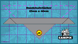 Halstuch mit Aufdruck  "Mantrailer TRAINING" diverse Rassen