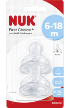 4008600159919 Nuk Trinksauger First Choice Plus Silikon 6-18M L 2St