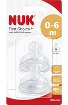4008600159315 Nuk Trinksauger First Choice Plus Silikon 0-6M M 2St