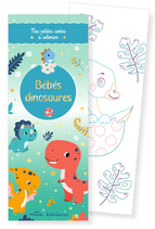 Kleine kleurkaarten - Bébés dinosaures (Baby Dino's)