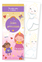 Kleine kleurkaarten Jolies princesses (mooie prinsesjes)